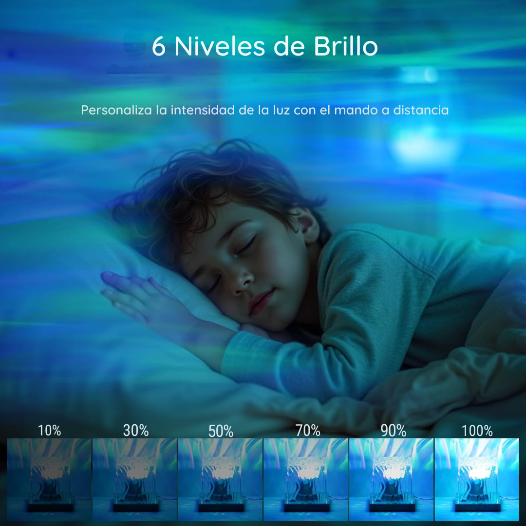 Lámpara Aurora Boreal 3D