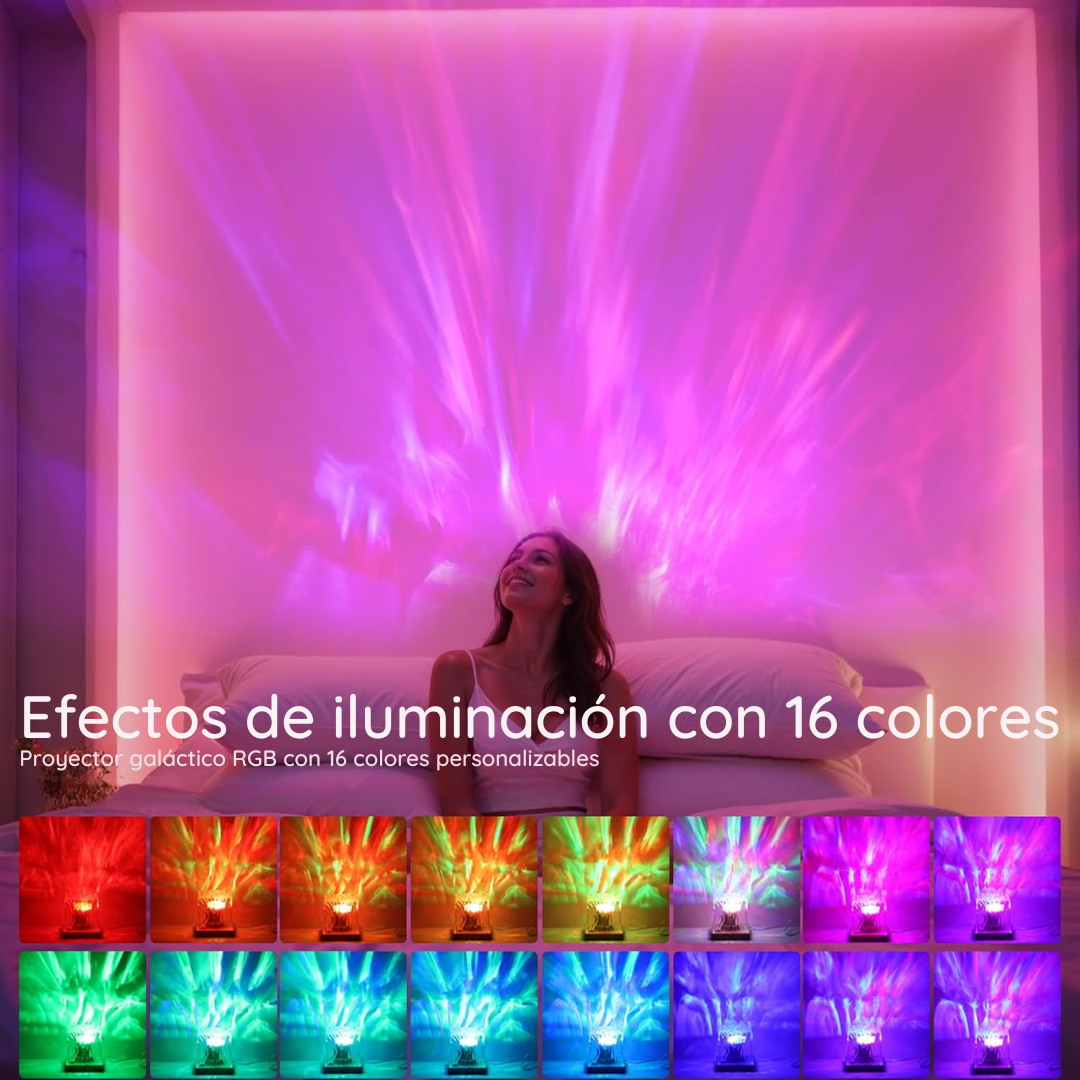Lámpara Aurora Boreal 3D